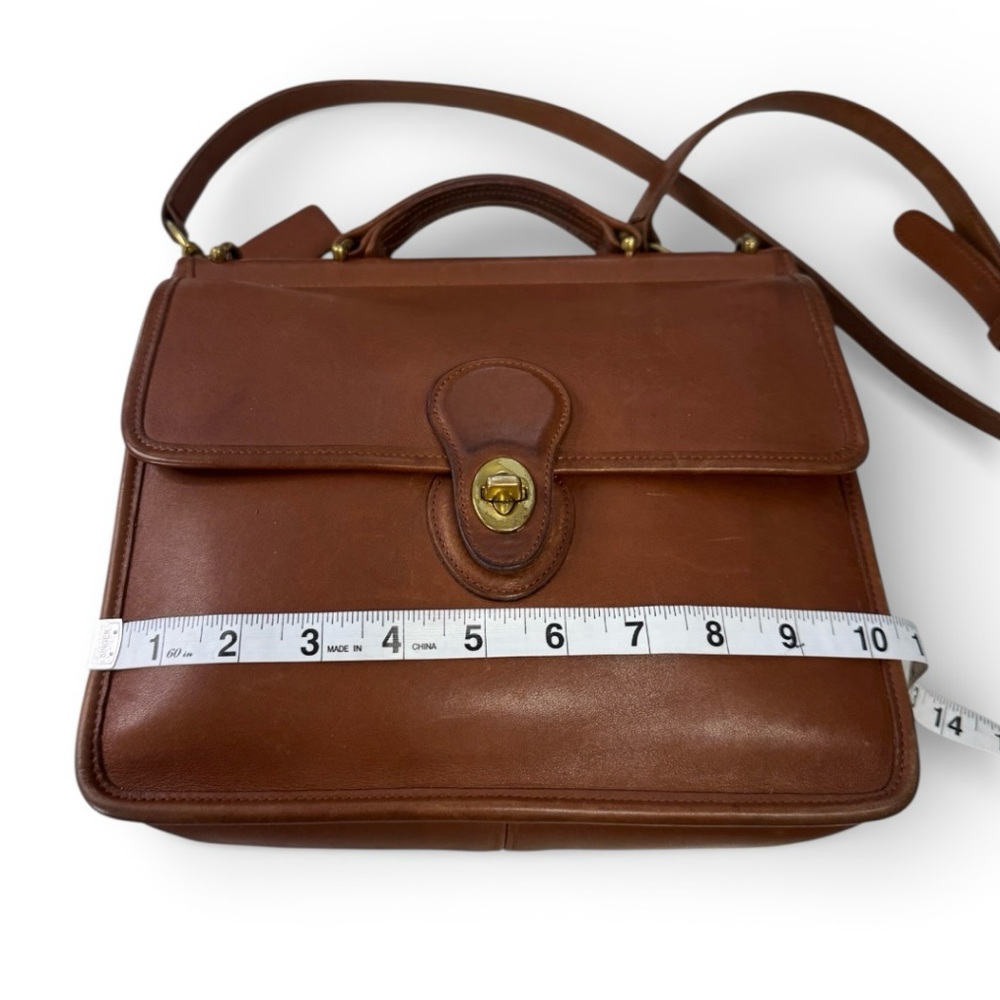 Vintage Coach Willis British Tan Crossbody Bag - Picture 10 of 13
